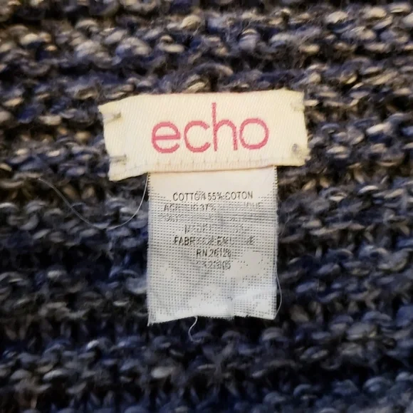 Echo | Cozy Knit Sweater Poncho Shawl - Picture 9 of 9